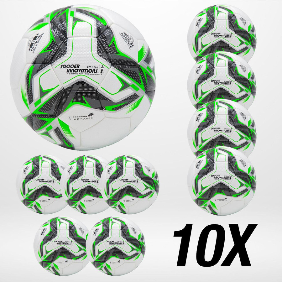 Green Tazmania thermo match ball, NFHS approved size 5