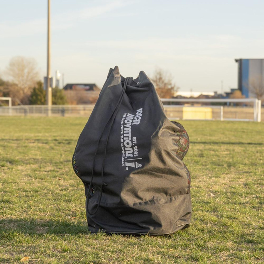 BackPack strap bag holds up to 18 balls