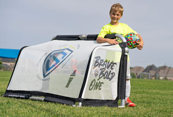 Full custom soccer goal for sting