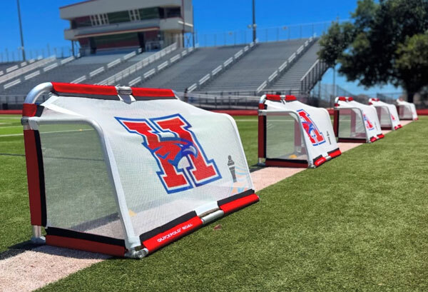 Custom portable soccer goal