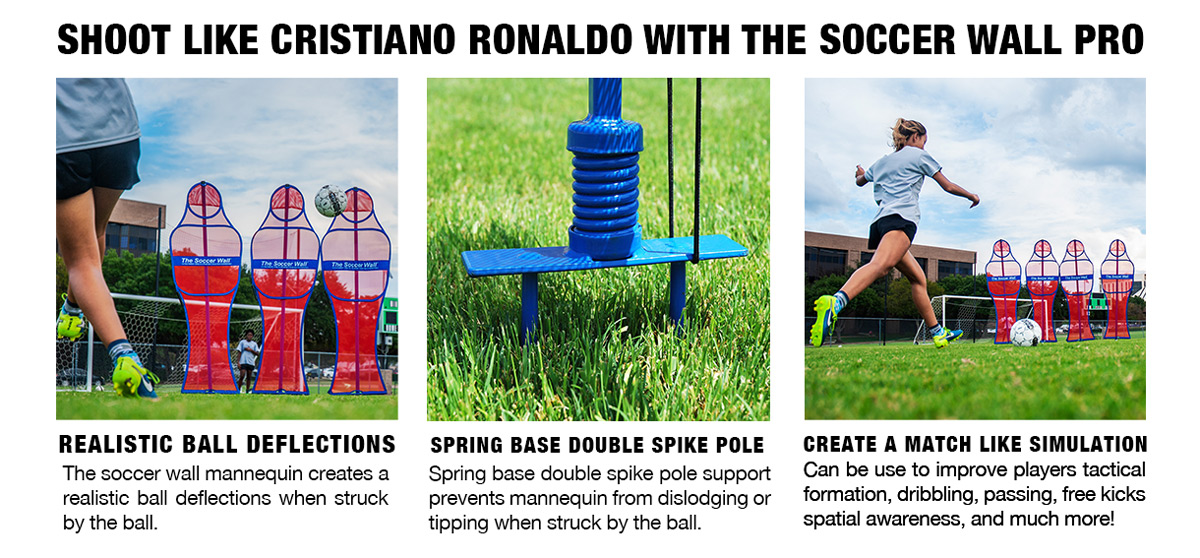 Soccer Wall Free Kick Mannequin Set Soccer Innovations Training