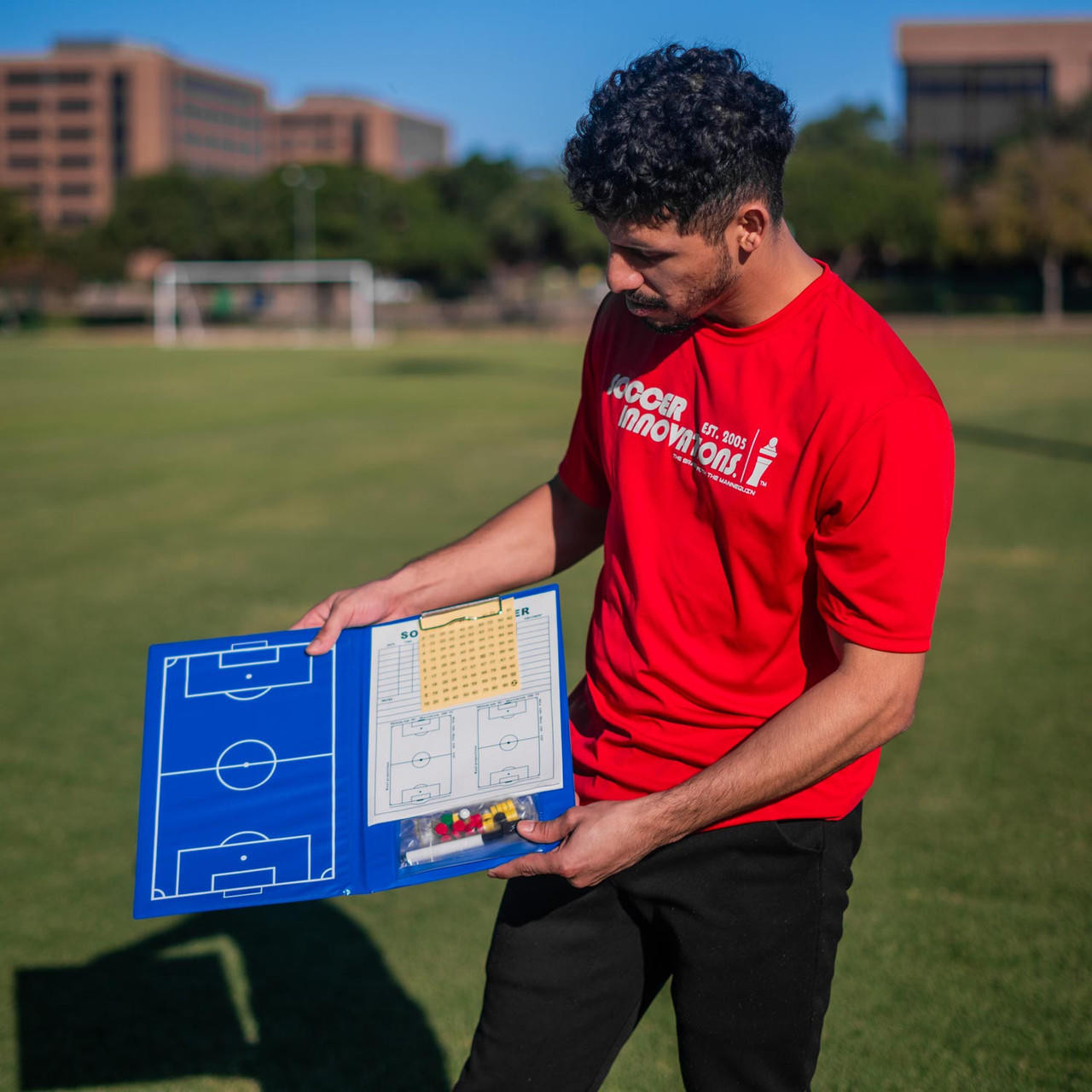 Soccer Innovations Magnetic Coaches Folder | Soccer Equipment
