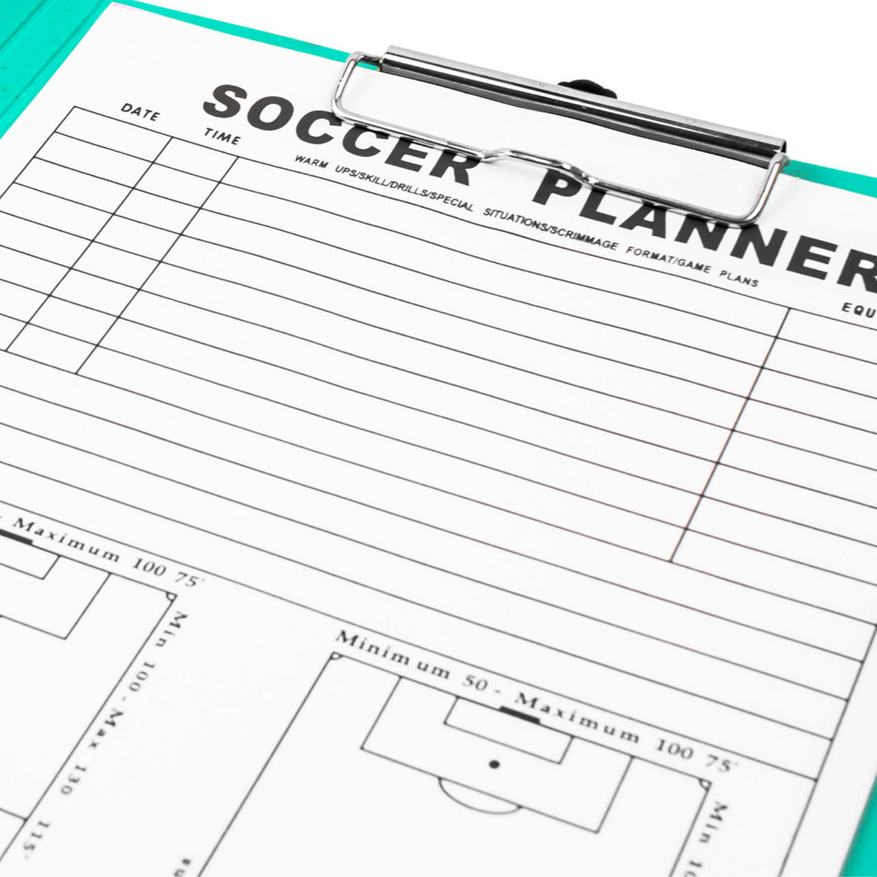 Coaches Folder Note Replacement Planner | Soccer Equipment Coaches