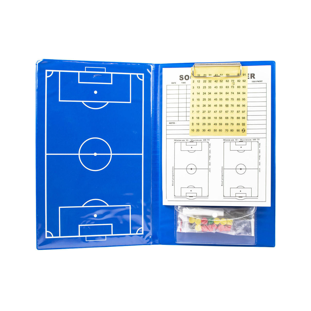 知のサッカー 2 DVD & COACH'S NOTE SOCCER NOTE Coaches Folder Note Replacement Planner | Soccer Equipment Coaches