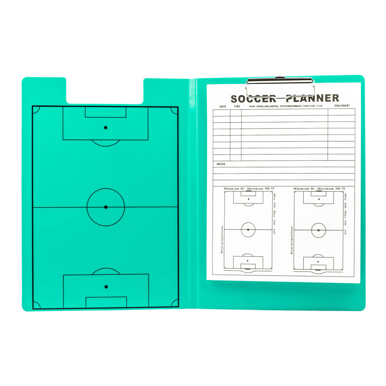 Coaches Folder Note Replacement Planner | Soccer Equipment Coaches