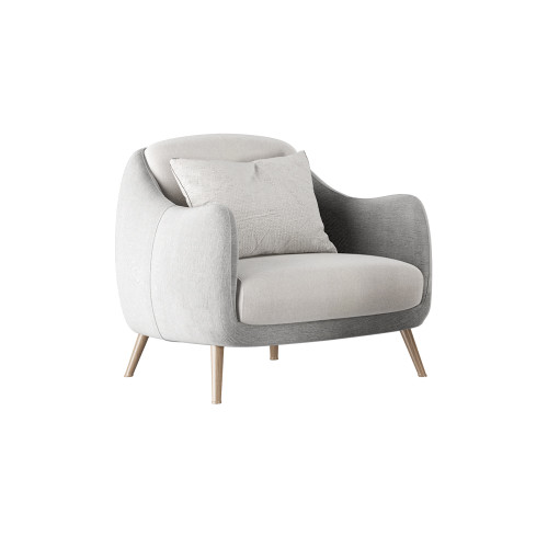 Tab Chair 1 Seater Velvet Sofa