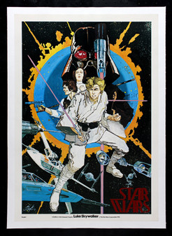 STAR WARS CHAYKIN POSTER 1  C9 LINEN (MAR25) # 7699