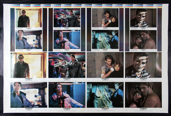 THE TERMINATOR UNCUT LOBBY CARD SHEET 40X60 C8 (MAY25) #7834
