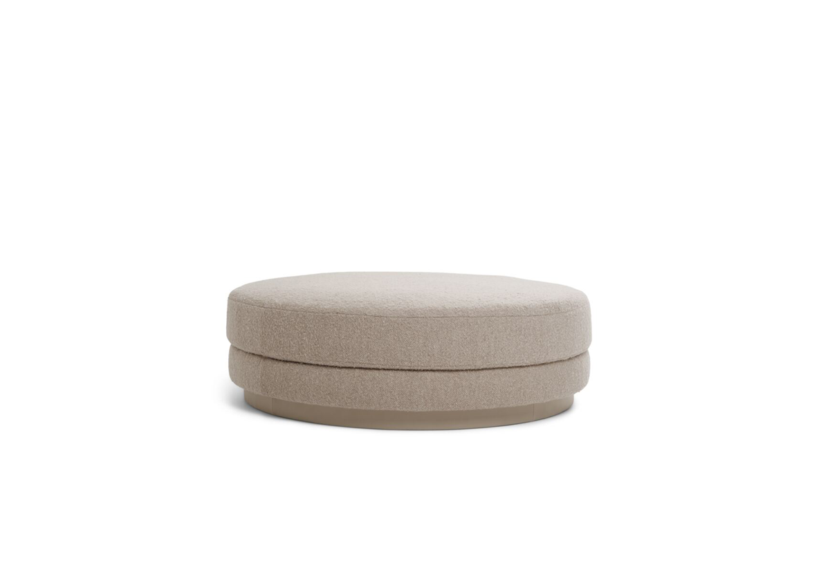 tavin ottoman round 