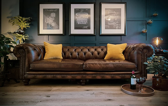 CHESTERFIELD STYLE SOFA