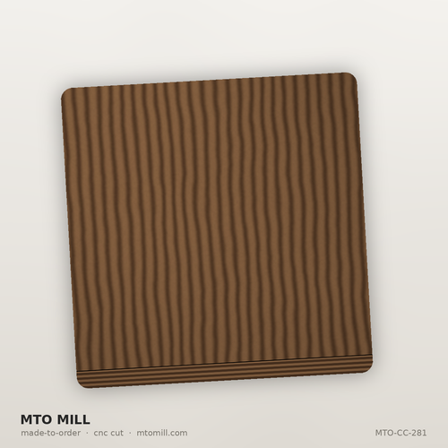 Walnut Retail Slatwall Panel