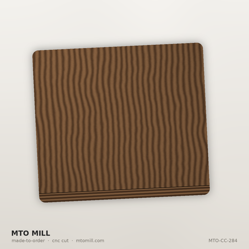 Walnut Veneer Faced Classic Mini Fluted Panels