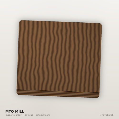 Walnut Wide Slat Wall Panels