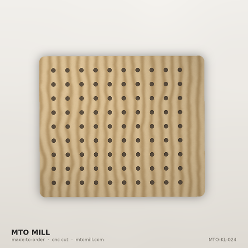 Tabletop Wooden Pegboard with Shelves - 28" x 32"