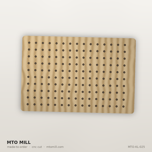 The Wooden Pegboard For Retail or Home - 32" x 46"