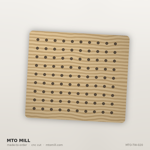 Lipped Pegboard Shelf