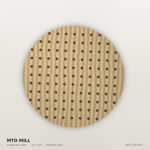 Modern Pegboard with Rounded Corners