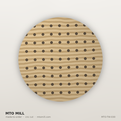 Round Freestanding Pegboard Display Stand for Retail Popups Craftshows Booths Tradeshows made from Birch Plywood