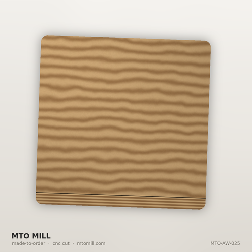 White Oak (Grey Felt) Willow Panel