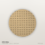 Modern Circular Wooden Pegboard For Retail or Home - 32" x 32"