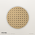 Circle Wooden Pegboard Display
