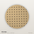 Round Freestanding Pegboard Display Stand for Retail Popups Craftshows Booths Tradeshows made from Birch Plywood