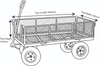 Garden Cart - 300Kg Capacity