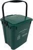 Urba 7 Litre Kitchen Food Waste Caddy Green