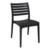Ares 4 Seater Outdoor Dining Set - Black