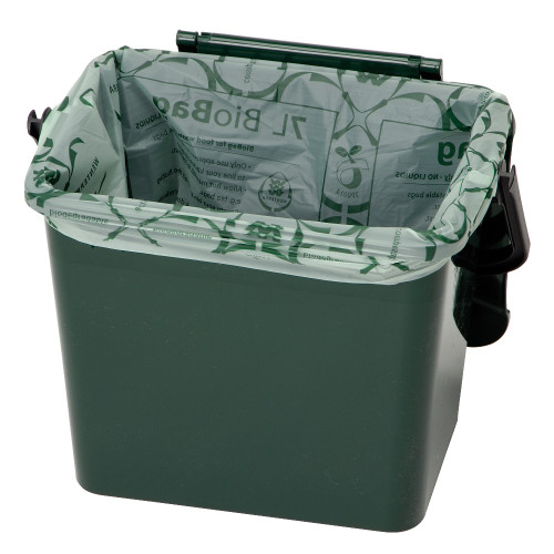 7 litre (26) Compostable and Biodegradable Bin & Caddy Liners