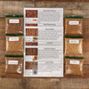 6 types of wheat kernels