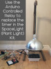 An example of a set up SpaceLite kit controlled by an arduino board.