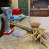 grain mill and wheat stock