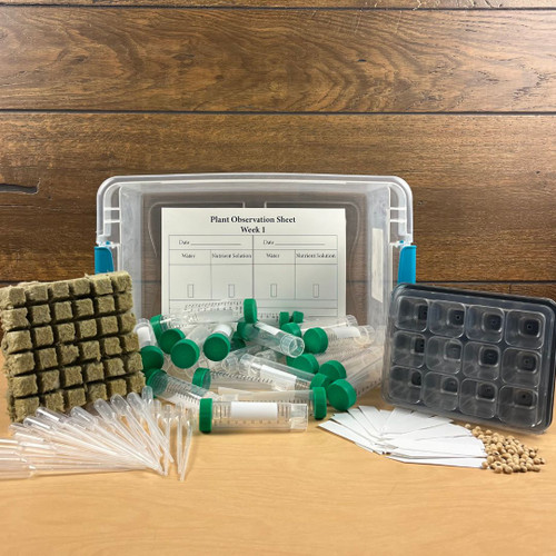 contents of the test tube hydroponics kit