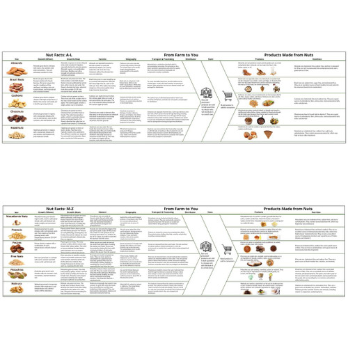 Informational flowchart on nuts.