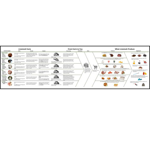 Informational flowchart on livestock.