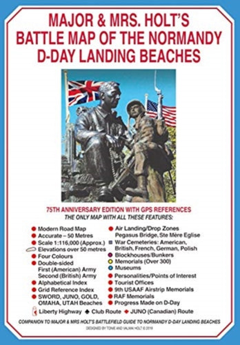 Major & Mrs Holt's Battle Map of The Normandy D-Day Landing Beaches (Map) 9781526764942 Paperback Major & Mrs Holt's Battle Map of The Normandy D-Day Landing Beaches (Map) 9781526764942 Paperback