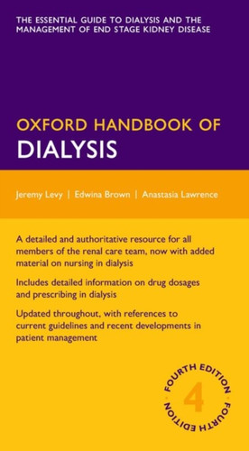 Oxford Handbook of Dialysis 9780199644766 Part-work (fascÃculo) Oxford Handbook of Dialysis 9780199644766 Part-work (fascÃculo)
