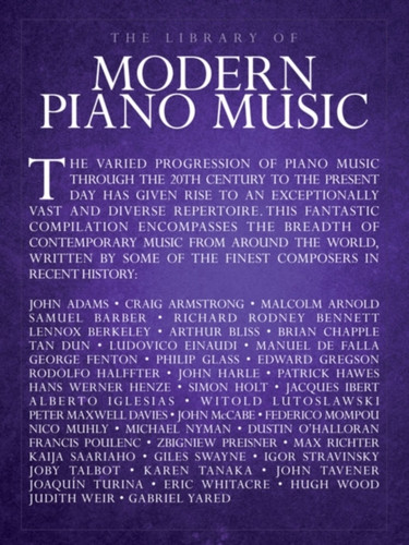The Library Of Modern Piano Music 9781783052561 Book