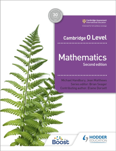 Cambridge O Level Mathematics Second edition 9781398373877 Paperback