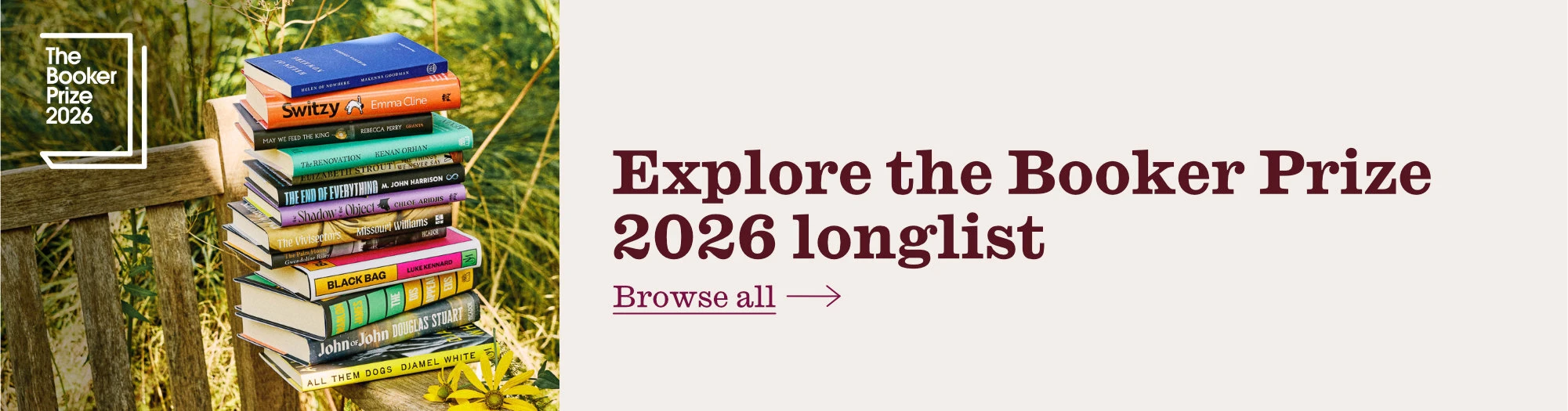 Explore the Booker Prize 2026 longlist