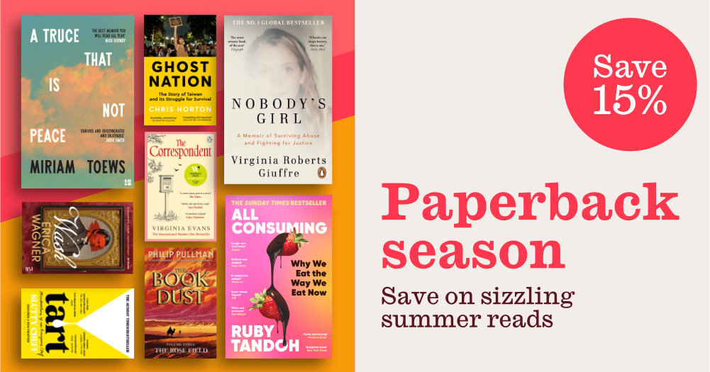 Summer paperbacks, save 15% on new paperbacks
