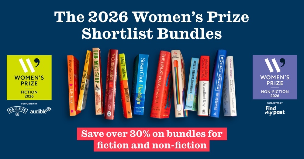 2026 Women's prize for fiction and non-fiction shortlist bundles, save over 30% 