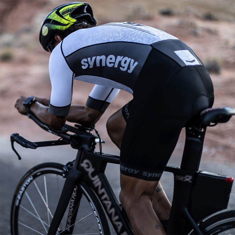 Synergy Men's Pro Short Sleeve Tri Suit - Gunmetal - Wetsuit Outlet