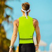 2022 Synergy Race Tri Singlet - Crimson/Black