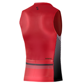 2022 Synergy Race Tri Singlet - Crimson/Black