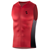 2022 Synergy Race Tri Singlet - Crimson/Black
