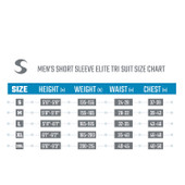 Synergy Men's Elite Short Sleeve Tri Suit - Charcoal/ Black