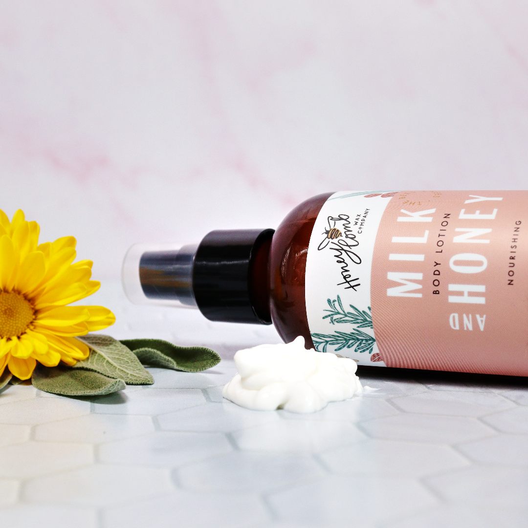 Milk & Honey Body Lotion by Honeycomb Wax Co.