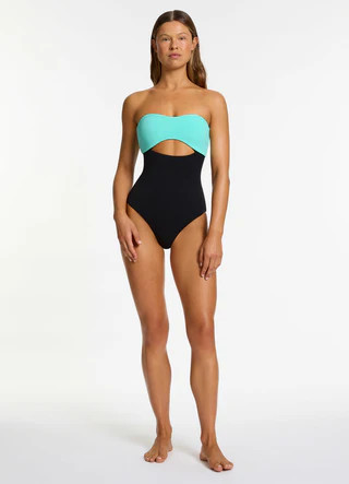 Jets Versa Rib Cut Out One Piece J11148